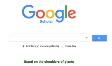 Google Scholar首页