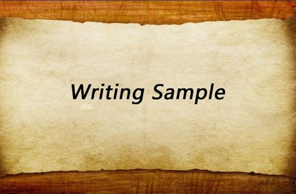 Writing Sample考察什么